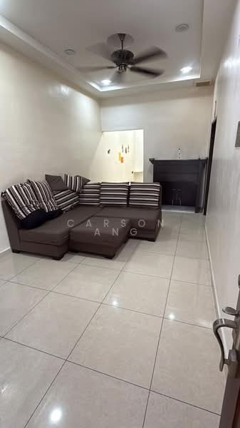 Rumah Teres 1 Tingkat untuk Disewa di Taman Impian Indah (Bukit Mertajam) - Carson Ang - Living Room - PropertyGuru.com.my