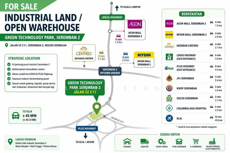Warehouse for Sale in Seremban 2 (Negeri Sembilan) - Alvin Seah - Exterior - PropertyGuru.com.my