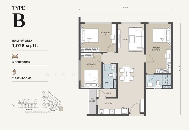 Servis Apartment untuk Dijual di Alora Residences @ Avenue 25 Subang Jaya - Nicole Chow - PropertyGuru.com.my