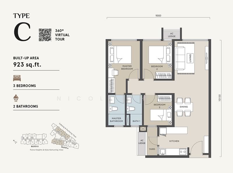 Servis Apartment untuk Dijual di Alora Residences @ Avenue 25 Subang Jaya - Nicole Chow - PropertyGuru.com.my
