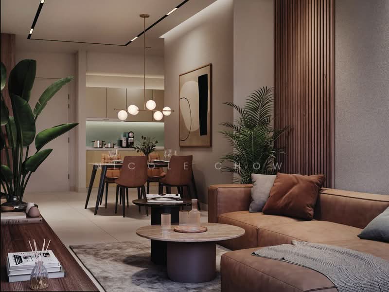 Servis Apartment untuk Dijual di Alora Residences @ Avenue 25 Subang Jaya - Nicole Chow - Living Room - PropertyGuru.com.my