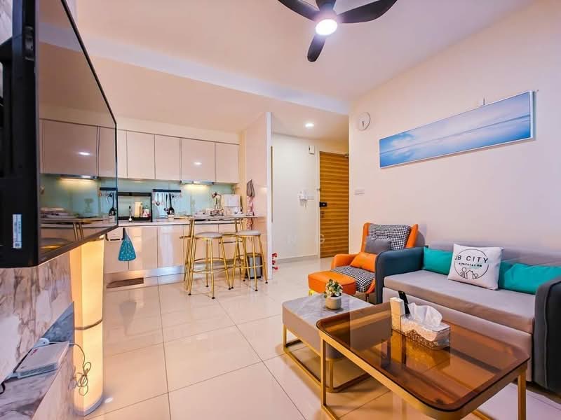 Service Residence for Sale at Teega Suites - Yucong . - Living Room - PropertyGuru.com.my