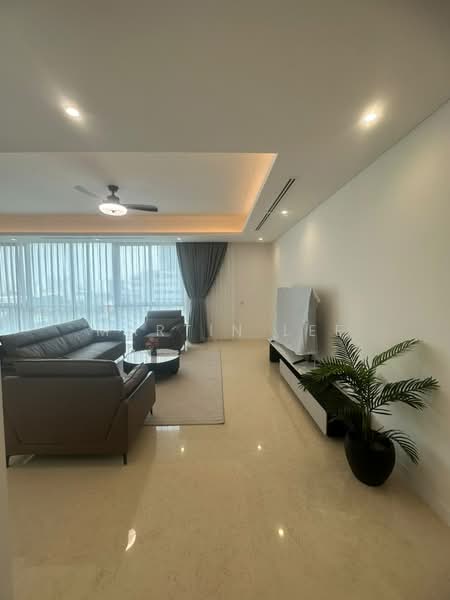 Kondominium untuk Disewa di Cappella Embassy - Martin Lee - Living Room - PropertyGuru.com.my