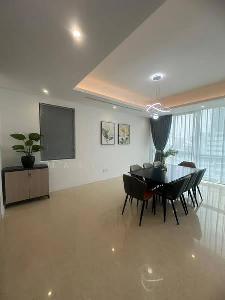 Kondominium untuk Disewa di Cappella Embassy - Martin Lee - Dining Room - PropertyGuru.com.my