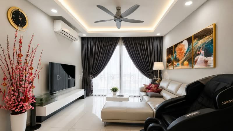 Servis Apartment untuk Dijual di Luminari - Darren Cham - Living Room - PropertyGuru.com.my