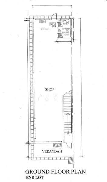 Kedai / Pejabat untuk Dijual di Taman Batek (Sungai Petani) - Calvin Fong - Ground floor (floor plan) - PropertyGuru.com.my