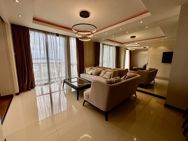 Kondominium untuk Dijual di Jesselton Residences - Amy Wong - Living Room - PropertyGuru.com.my