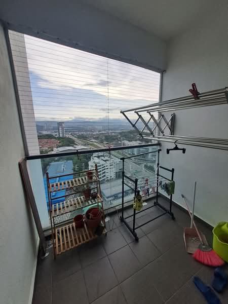 Service Residence for Sale at Silk Sky - Remy Lim - Balcony - PropertyGuru.com.my