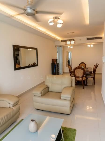 Kediaman Servis untuk Dijual di Solaris Dutamas - Roland Tan - Living Room - PropertyGuru.com.my