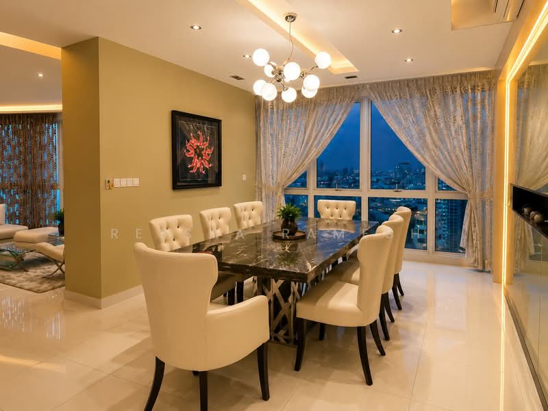 Kondominium untuk Dijual di Gurney Paragon - Ressha Ramesh - Dining Room - PropertyGuru.com.my