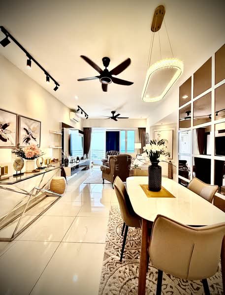 Condominium for Sale at Leader Garden - Ressha Ramesh - Living Room - PropertyGuru.com.my