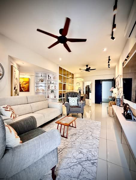 Condominium for Sale at Leader Garden - Ressha Ramesh - Living Room - PropertyGuru.com.my