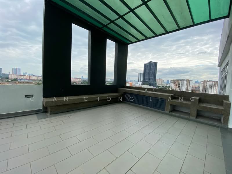 Servis Apartment untuk Disewa di Twin Residences - Chan Chong Liang - Balcony - PropertyGuru.com.my