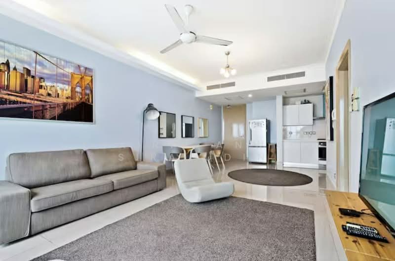 Service Residence for Rent at Solaris Dutamas - Khairil Anwar Sirajudin - Living Room - PropertyGuru.com.my