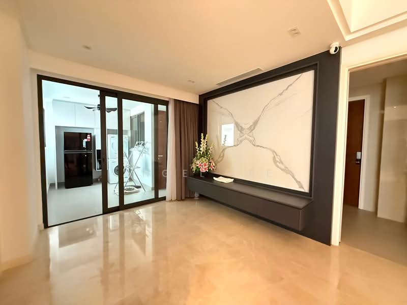 Servis Apartment untuk Disewa di The Astaka @ 1 Bukit Senyum - Angel Lee - Living Room - PropertyGuru.com.my
