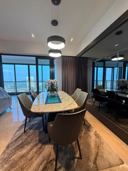 Servis Apartment untuk Disewa di The Astaka @ 1 Bukit Senyum - Angel Lee - Dining Room - PropertyGuru.com.my