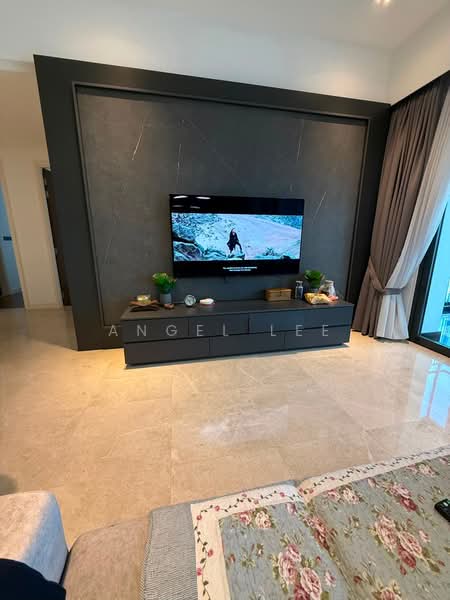 Servis Apartment untuk Disewa di The Astaka @ 1 Bukit Senyum - Angel Lee - Living Room - PropertyGuru.com.my