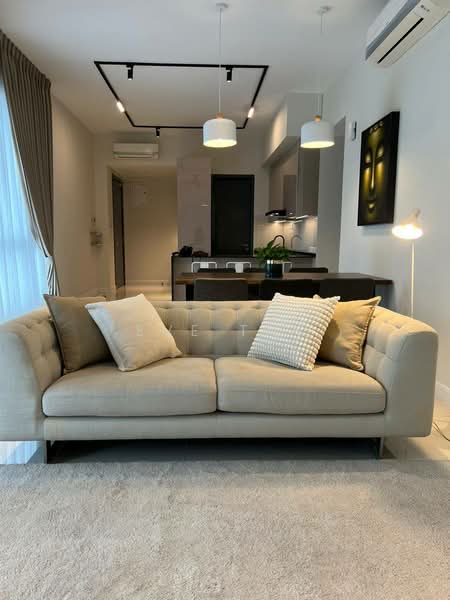 Condominium for Rent at One Cochrane Residence - Eve Tay - Living Room - PropertyGuru.com.my