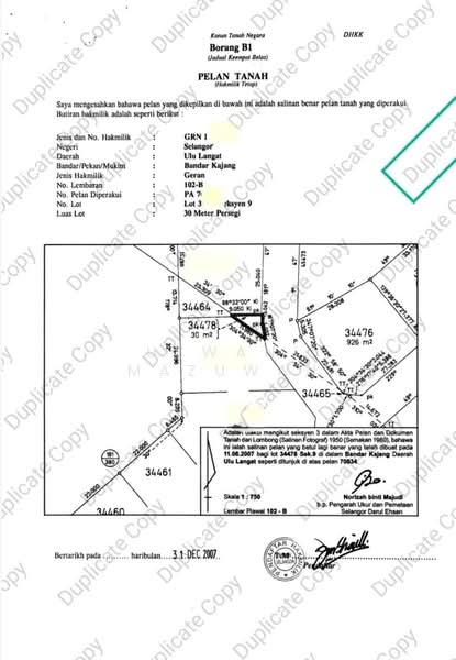 Tanah Kediaman untuk Dijual di Saujana Impian (Kajang) - Uswani Mazuwan - PropertyGuru.com.my