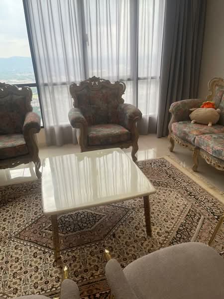 Servis Apartment untuk Disewa di i-Residence @ i-City - Wan Jia Shun - Living Room - PropertyGuru.com.my