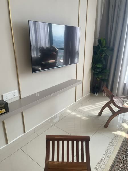 Servis Apartment untuk Disewa di i-Residence @ i-City - Wan Jia Shun - Living Room - PropertyGuru.com.my