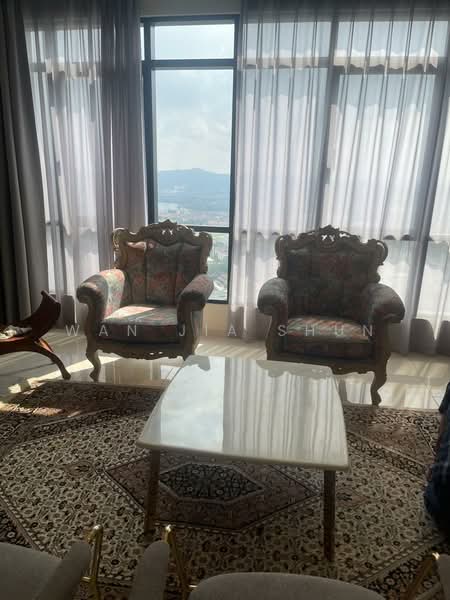 Servis Apartment untuk Disewa di i-Residence @ i-City - Wan Jia Shun - Living Room - PropertyGuru.com.my