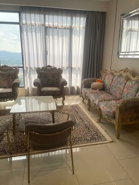 Servis Apartment untuk Disewa di i-Residence @ i-City - Wan Jia Shun - Living Room - PropertyGuru.com.my