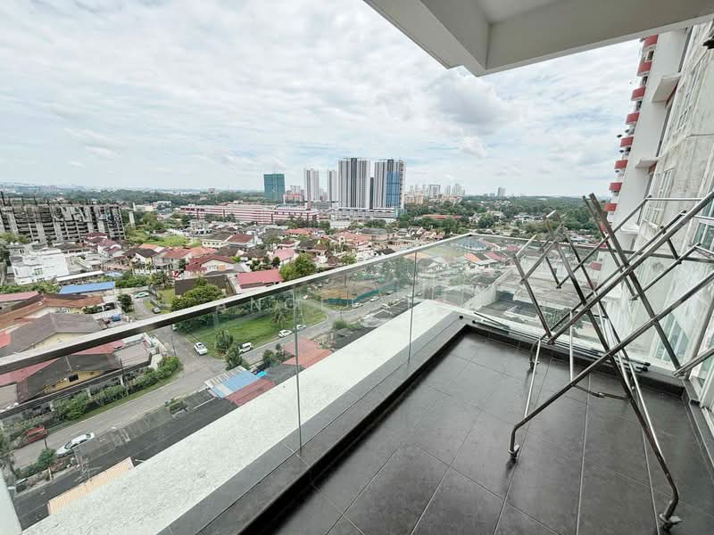 Service Residence for Rent at Pinnacle Tower - Angel Lee - Balcony - PropertyGuru.com.my