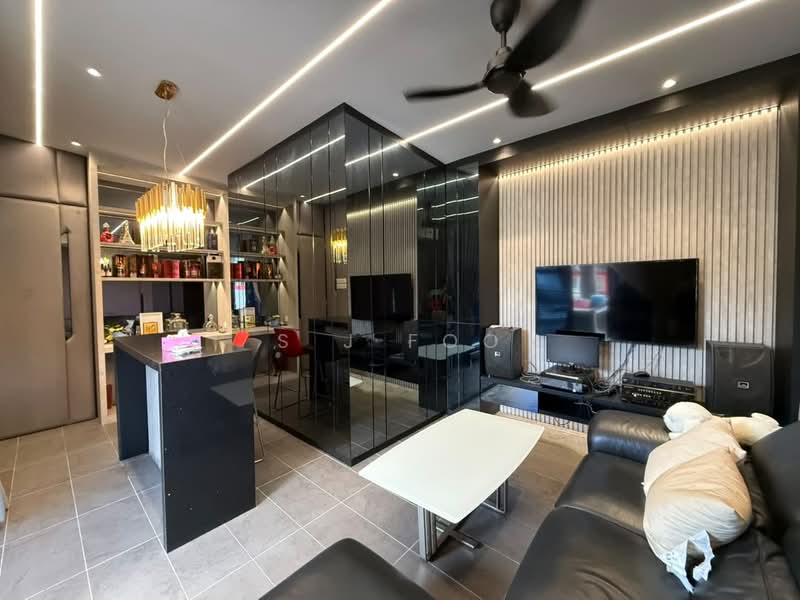 4-storey Terraced House for Sale in Taman Rifle (Ayer Itam) - S J Foo - Living Room - PropertyGuru.com.my