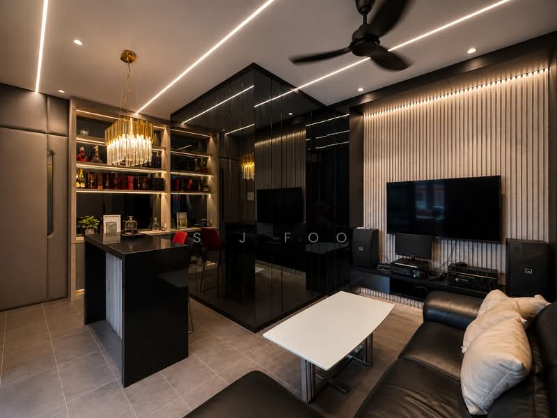 4-storey Terraced House for Sale in Taman Rifle (Ayer Itam) - S J Foo - Living Room - PropertyGuru.com.my