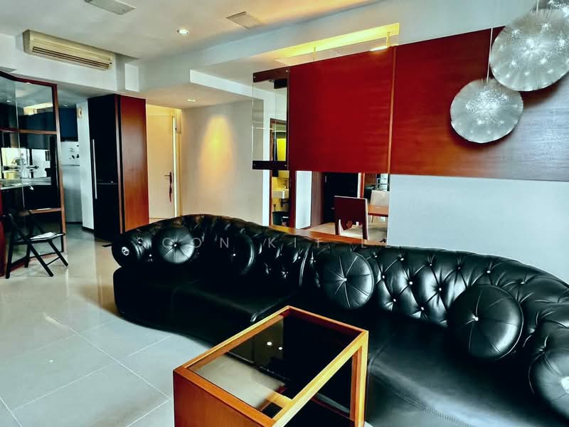Servis Apartment untuk Disewa di Verve Suites - Soon Kit Lee - Living Room - PropertyGuru.com.my