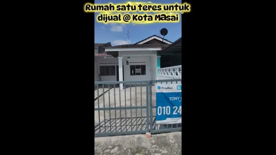 1-storey Terraced House for Sale in Kota Masai (Pasir Gudang) - Tony Chong - PropertyGuru.com.my