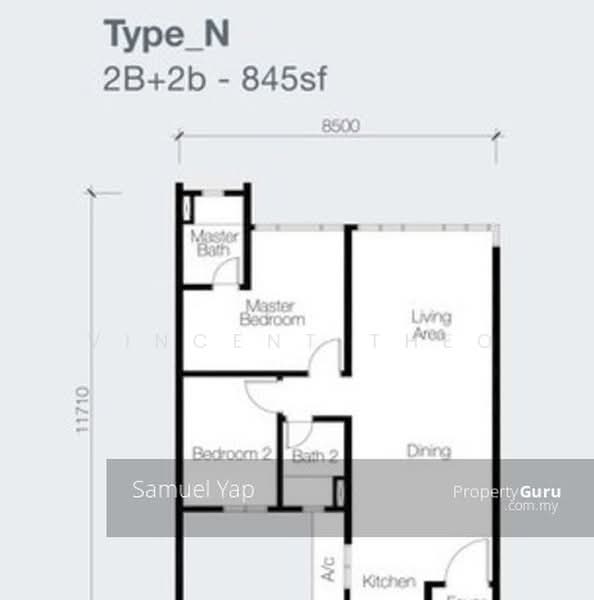 Pangsapuri untuk Dijual di Central Residence @ Sungai Besi - Vincent Theo - PropertyGuru.com.my