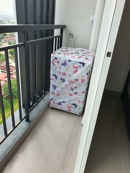 Service Residence for Rent at TRELLIS RESIDENCES - Vinz Ang - Balcony - PropertyGuru.com.my