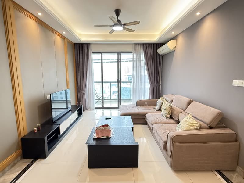 Service Residence for Rent at R&F Princess Cove Phase 1 - John Pharn - Living Room - PropertyGuru.com.my