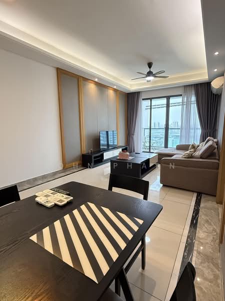 Service Residence for Rent at R&F Princess Cove Phase 1 - John Pharn - Living Room - PropertyGuru.com.my