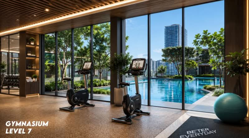 Servis Apartment untuk Dijual di Binastra Cochrane - Win Leong - Gym - PropertyGuru.com.my