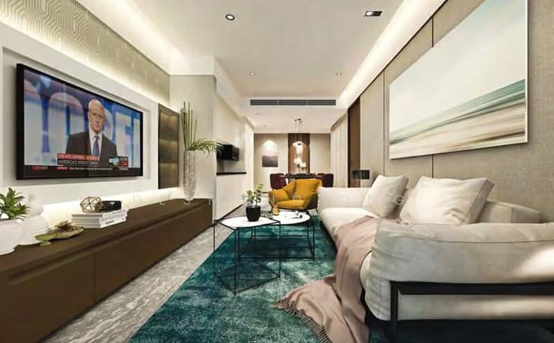 Kediaman Servis untuk Dijual di Imperial Lexis - Desmond Ong - Living Room - PropertyGuru.com.my