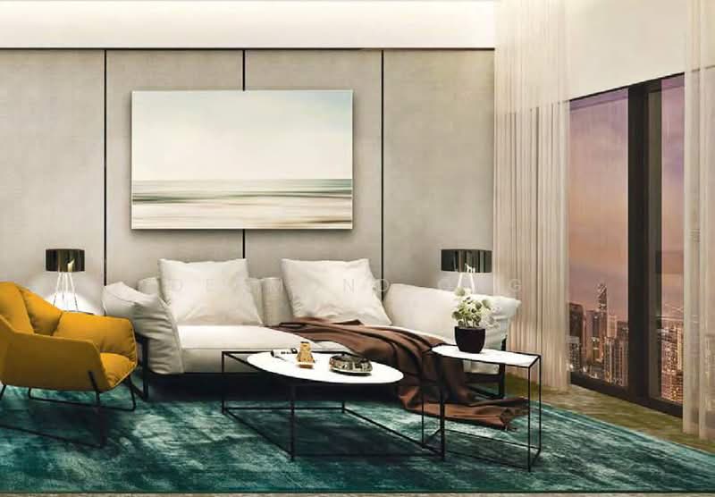 Kediaman Servis untuk Dijual di Imperial Lexis - Desmond Ong - Living Room - PropertyGuru.com.my