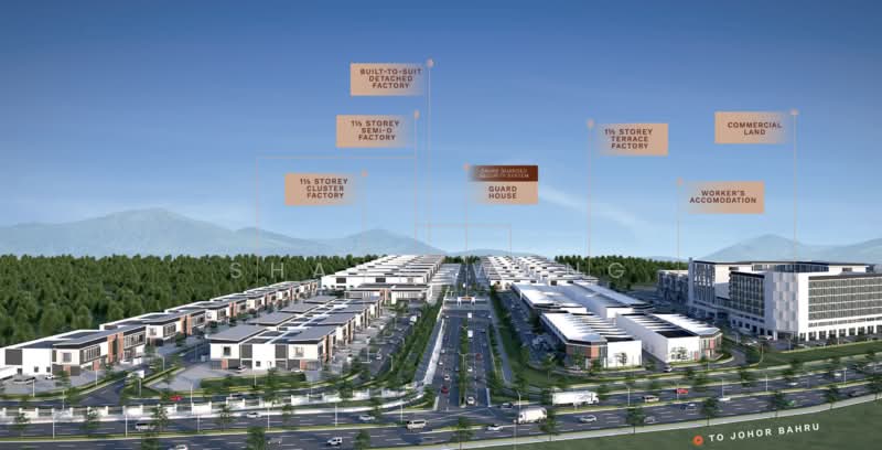 Semi-D Factory for Sale in Taman Desa Cemerlang (Ulu Tiram) - Shann Wong - Exterior - PropertyGuru.com.my