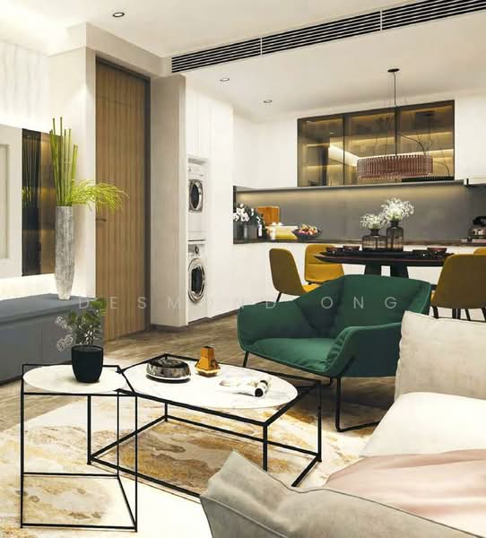 Kediaman Servis untuk Dijual di Imperial Lexis - Desmond Ong - Living Room - PropertyGuru.com.my