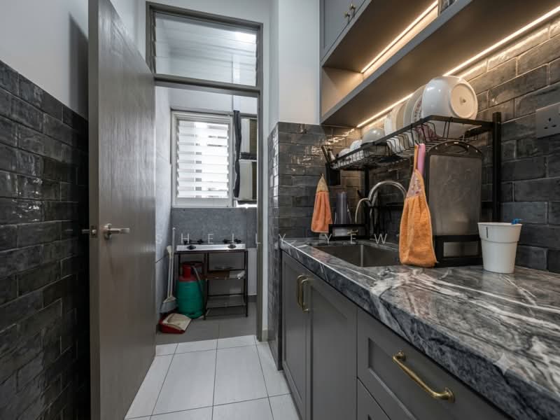 Servis Apartment untuk Disewa di Zentro Residences Serviced Apartment - Shelly Yew - Kitchen - PropertyGuru.com.my