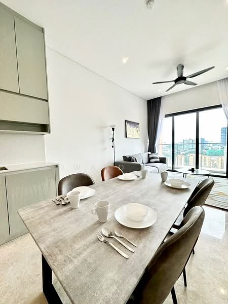 Servis Apartment untuk Disewa di Lucentia Residences - Edward Yap - Living Room - PropertyGuru.com.my