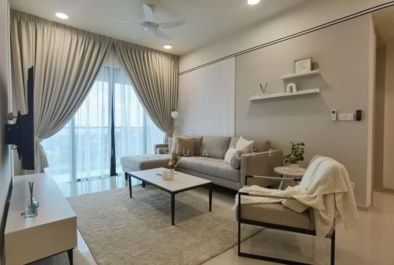 Servis Apartment untuk Disewa di Residensi Solaris Parq - Joshua Lee - Living Room - PropertyGuru.com.my