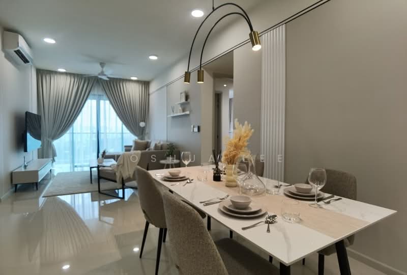 Servis Apartment untuk Disewa di Residensi Solaris Parq - Joshua Lee - Living Room - PropertyGuru.com.my