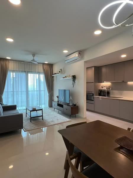 Servis Apartment untuk Disewa di Residensi Solaris Parq - Joshua Lee - Living Room - PropertyGuru.com.my