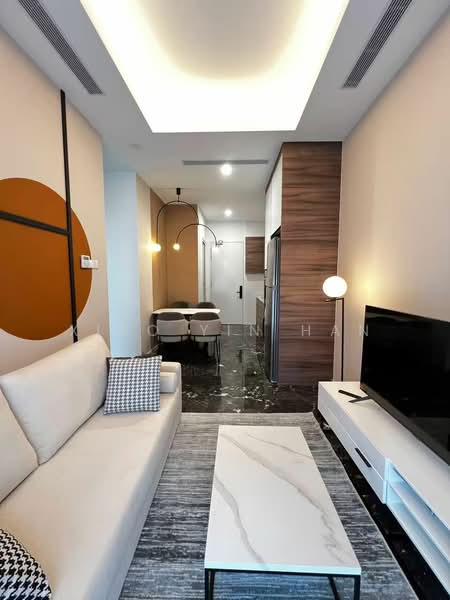 Service Residence for Sale at Royce Residence - Xiao Yin Han - Living Room - PropertyGuru.com.my
