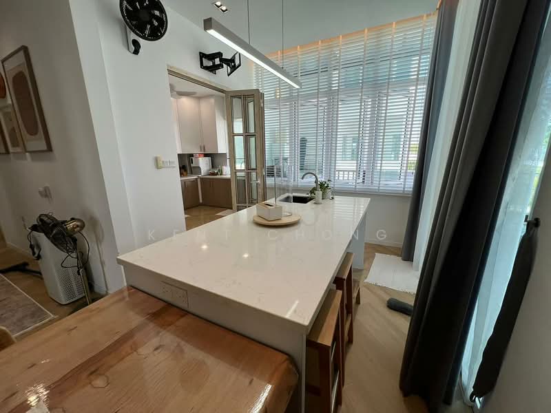 Semi-Detached House for Sale in Eco Forest (Semenyih) - Kent Chong - Kitchen and yard extended - PropertyGuru.com.my