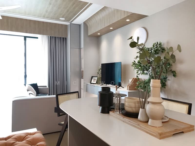 Service Residence for Rent at Ooak Serviced Apartments @ Kiara 163 - Mico Wong - Living Room - PropertyGuru.com.my