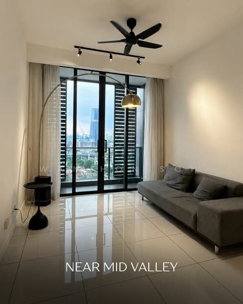 Service Residence for Rent at Avara - Wan Hon Soh - Living Room - PropertyGuru.com.my